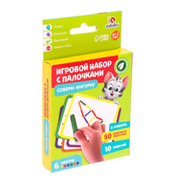 Игровой набор с палочками Собери фигурку, по методике Монтессори - Iq-zabiaka фото 5
