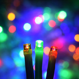 Электрогирлянда светодиодная Занавес, 3м*1м, 120 ламп, цвет: цветной