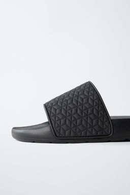 EMBOSSED SLIDERS - Zara фото 6