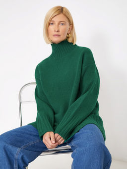 Свитер из шерсти мериноса B2799/smeraldo - Emka фото 3