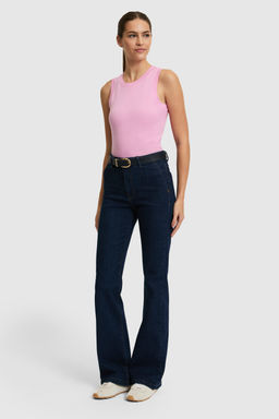 Kad_n Pembe Bisiklet Yaka Basic Ti__rt - U.s. polo assn фото 4