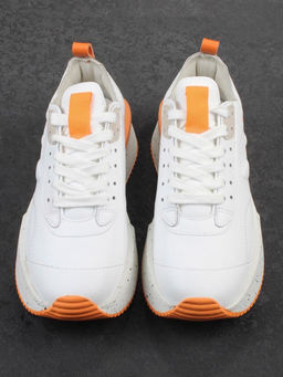 04-S77-42 WHITE Кроссовки женские (натуральная кожа)