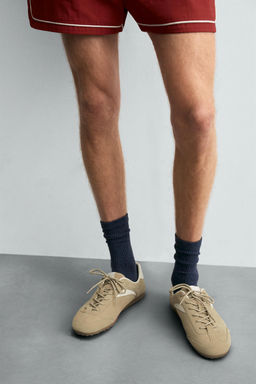 LEATHER TRAINERS - Zara фото 3