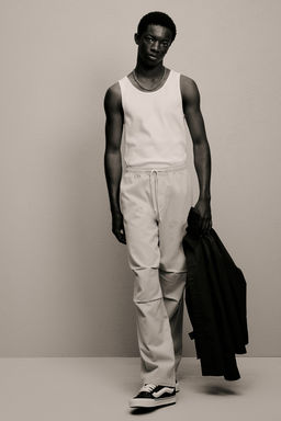 Pantalon de sarga Loose Fit - H&m фото 3