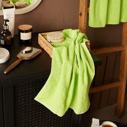 Полотенце махровое Экономь и Я 70*140 см, цв. зеленый, 100% хлопок, 320 гр/м2  фото 11