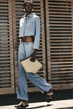 CONTRASTING HANDBAG