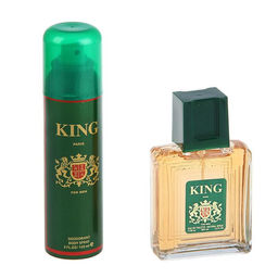 Подарочный набор косметики для мужчин: Туалетная вода King + дезодорант