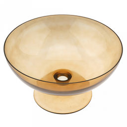 Ваза для фруктов стеклянная Берендей-6 3,5л, д28см, h15см, Скандик, верблюжий (Россия) - Домашняя мода фото 2