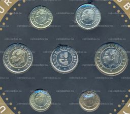 Годовой набор монет 2019 года Турция в подарочном буклете