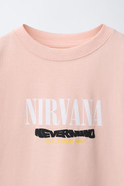 CAMISETA ESTAMPADO NIRVANA ® / Naranja - Zara фото 3