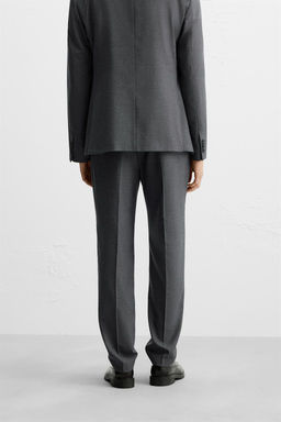 HOUNDSTOOTH SUIT TROUSERS - Zara фото 3