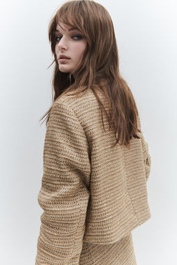 Chaqueta cruzada con textura - H&m фото 3