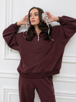 Толстовка женская Пич Изумрудный - Modamica фото 17