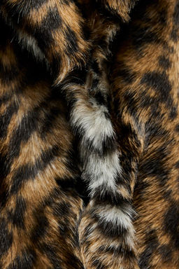 ANIMAL PRINT FAUX FUR COAT ZW COLLECTION - Zara фото 12
