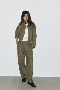 SOFT ZIP-UP BOMBER JACKET