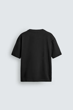 CAMISETA CROPPED FIT ACABADO MERCERIZADO / Negro - Zara фото 7