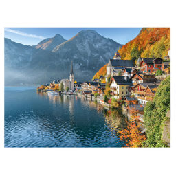 ФРЕЯ Пазл. Премиальная коллекция 500 элемент. TOP-PZL-500/14 Горная деревня Гальштат