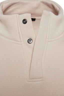 TRENDYOL MAN Siyah Oversize/Genis Kesim C?tc?tl? Renk Ici Polar Pamuklu Sweatshirt TMNAW24SW00160 - Trendyolmilla фото 23