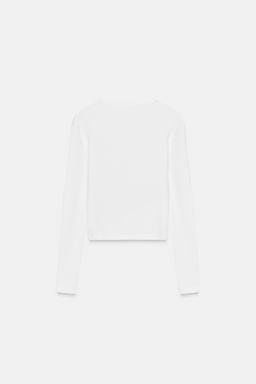 LONG SLEEVE T-SHIRT - Zara фото 13