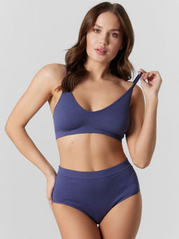 Бюстгальтер T-Shirt женский фиолетовый полночный синий 512730 - Mark formelle фото 2