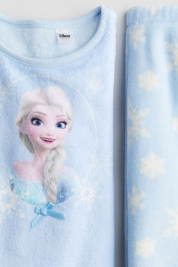 Pijama de velour con estampado - H&m фото 2