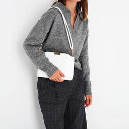 Сумка кросс-боди на молнии, цвет белый - Simaland фото 3