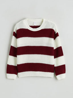 Bisiklet Yaka Erkek ?ocuk Triko Kazak