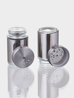 Набор для специй "Стиль" 2 шт, на подставке, 130 мл