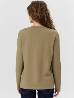 Лонгслив женский хаки - Mark formelle фото 2