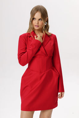 Платье Pirs 6579 красный