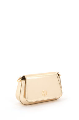 Женская желтая блестящая вечерняя сумка - U.s. polo assn фото 4