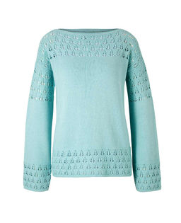 Пуловер, бирюзовый - Heine фото 2