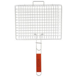 Решётка-гриль Maclay Premium, универсальная, хромированная, 50x30 см, рабочая поверхность 30x22 см  фото 5