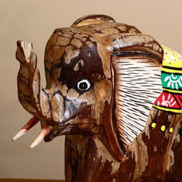 Сувенир «Слон», 26×10×24 см, дерево албезия