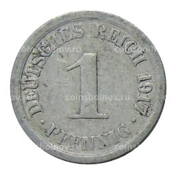 1 пфенниг 1917 года А Германия