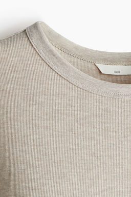 MAMA Camiseta en punto de canale - H&m фото 6