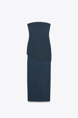 STRAPLESS DRESS - Zara фото 15