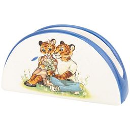 САЛФЕТНИЦА ТИГРИНЫЕ ИСТОРИИ 13,5*4*7 СМ