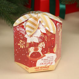 Чай чёрный Пусть Новый год подарит сказку. вкус: зимняя вишня, 50 г. - Фабрика счастья фото 5