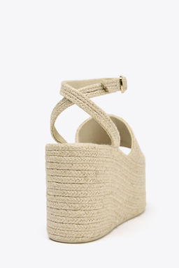 JUTE PLATFORM WEDGES - Zara фото 6