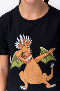 Детская футболка с принтом дракон Happy Fox  фото 4