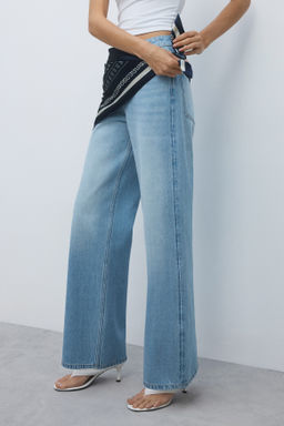 Vaquero con fular Straight High Waist - H&m фото 6