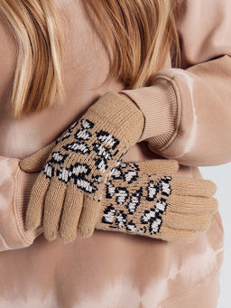 Перчатки детские с леопардовым узором - Mark formelle фото 9