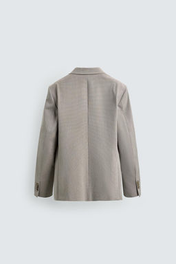 BLAZER REGULAR FIT TRAJE ESTRUCTURA / Beige