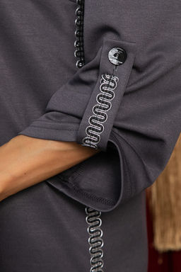 Платье Лайма (серое) П14793-4М