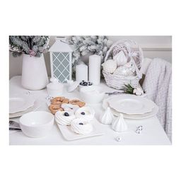 Блюдо сервировочное Walmer Vivien 36х16 см, цвет белый  фото 6