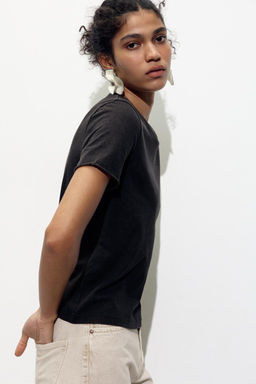 FADED SHORT SLEEVE T-SHIRT - Zara фото 13