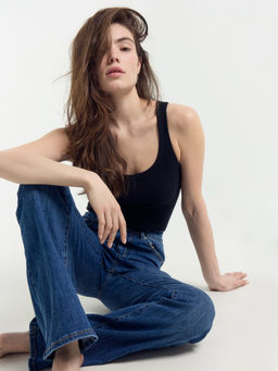 Брюки женские джинсовые FLARE FIT синие - Mark formelle фото 2