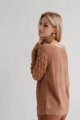 10006 Джемпер бежевый - Martichelli фото 20