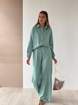 10005 Брюки летние фисташковые - Martichelli фото 14